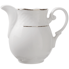 Milk jug “Aphrodite”  porcelain  300ml  D=60, H=105, L=130mm  white, gold