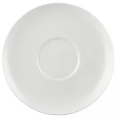 Блюдце «Джейд» фарфор D=18см белый