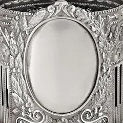 Подстаканник «Обезличенный» (Советский) с чернением никель D=72,H=95мм металлич.,черный, изображение 3