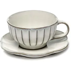 Тарелка «Инку» волнистый край керамика D=139,H=13мм белый, изображение 2