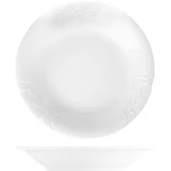 Deep plate “Melody”  porcelain  0.65 l  D=220, H=33mm  white