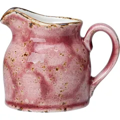 Milk jug “Kraft Raspberry”  porcelain  185 ml , H=8, L=10cm  pink.