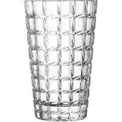 Flower vase “Collector”  chrome glass , H=27cm