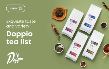 Exquisite taste and variety: Doppio tea list
