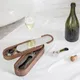 Открывалка для шампанского «Вуден Сетс» с пробкой вакуумной в чехле орех,сталь нерж. ,H=8,L=25,B=8см, изображение 4