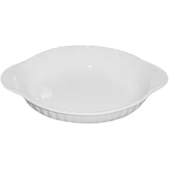 Oval baking dish “Kunstwerk”  porcelain , H=40, L=245, B=145mm