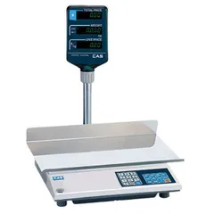 Electric scales CAS AP-30M BT 30kg resolution 30(15)kg/10(5)g. resolution 30(15)k plastic,metal ,H