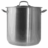 Кастрюля-котел с крышкой сталь нерж. 25,7л D=32,H=32см