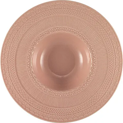 Тарелка для пасты «Скалистос» керамика 300мл D=27,H=4см розов.