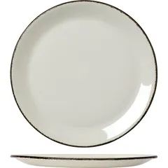 Dish “Chakool Dapple”  porcelain  D=30cm  white, black