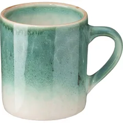 Mug “Erboso Reativo”  porcelain  350ml  D=90, H=100, L=115mm  turquoise, beige.