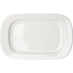 Тарелка «Прага» прямоугольная фарфор ,H=20,L=240,B=155мм белый