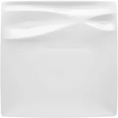 Plate “Mares” square  porcelain ,H=22,L=290,B=290mm white