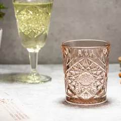 Олд фэшн (стакан) «Хобстар» стекло 355мл D=89,H=106мм розов., изображение 2