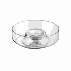 Блюдо фуршетное стекло D=285/279,H=75мм прозр.