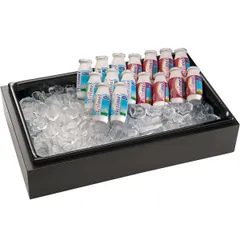 Станция буфетная «Фрэймс» для охлаждения GN 1/1 дерево,поликарбонат ,H=12,5,L=53,B=32,5см, изображение 3