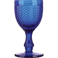 Wine glass glass 280ml D=88,H=165mm dark blue.