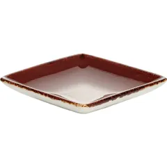 Блюдо «Террамеса Мокка» квадратное фарфор ,L=10,B=10см тем.корич., изображение 2