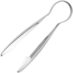 Ice tongs stainless steel ,L=15,B=1cm silver.