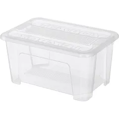 Container for products “Tex-Box”  polyprop.  4.5 l , H=14, L=28, B=18.3 cm  transparent.