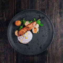 Тарелка «Оникс» без полей керамика D=30см черный, изображение 3