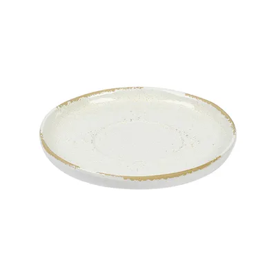 Блюдце «Фенхель» фарфор D=152,H=13мм белый, изображение 2