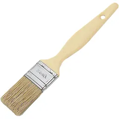 Pastry brush  natural bristles, plastic  L=235/40, B=30mm  beige, metal.