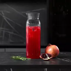 Кувшин «Росси» с крышкой полипроп. 1,4л ,H=26см прозр.,серый, изображение 2