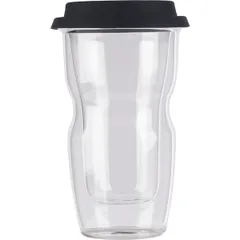 Стакан для горячих напитков «Термик Глас» двойные стенки хр.стекло 340мл D=92,H=150мм прозр., изображение 2