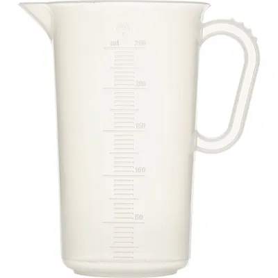 Стакан мерный с ручкой полипроп. 250мл D=72,H=120мм прозр.