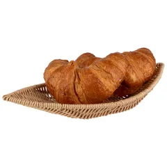 Корзина для хлеба полипроп.,сталь нерж. ,H=5,L=30,B=15см бежев., изображение 2