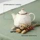Чайник заварочный «Париж» фарфор 0,6л D=70/125,H=120мм белый,коричнев., изображение 9
