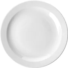 Plate “Basic” small  porcelain  D=25, H=3cm  white