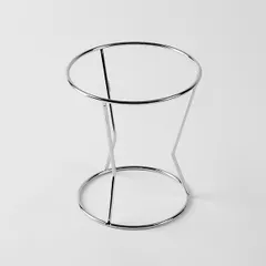 Воронка -дозатор кондит. с клапаном на подставке сталь нерж. D=13,5см металлич., изображение 4