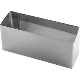 Форма-резак «Прямоугольник» сталь нерж. ,H=4,L=10,B=4см