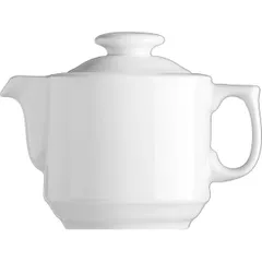 Lid for teapot “Prague” 0.75l,1.2l porcelain D=10,H=5cm white