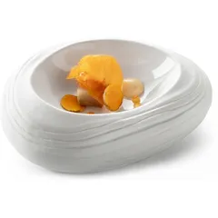 Salad bowl for compliment “Barcelona” porcelain 25ml D=11cm white