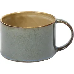 Tea cup “Terre de Rais”  ceramics  190 ml  D=80, H=51mm  gray, blue.