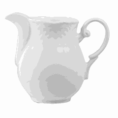 Milk jug “Aphrodite” porcelain 300ml D=60,H=105,L=130mm white