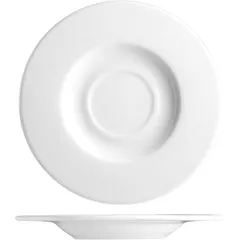 Saucer “C-Class”  porcelain  D=17, H=2cm  white