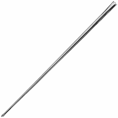 Forceping needle  stainless steel  L=25cm  metallic.