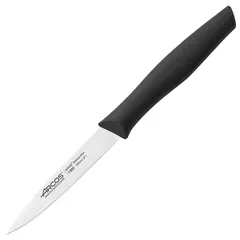 Нож для чистки овощей и фруктов «Нова» сталь нерж.,полипроп. ,L=210/95мм черный,металлич.