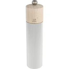 Мельница для соли «Лайн» металлический механизм бук,алюмин. ,H=22см белый,св. дерево