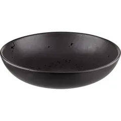 Тарелка глубокая «Оникс» керамика D=24,H=6см черный, изображение 3