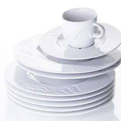 Тарелка «Мелодия Эсс» мелкая фарфор D=29,H=2см белый, изображение 3