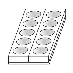 Baking dish "Circle"  polystyrene