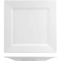 Тарелка «Кунстверк» квадратная фарфор ,H=18,L=190,B=190мм белый