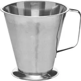 Стакан мерный с ручкой сталь нерж. 1,5л D=18,5,H=16,5см серебрист.