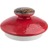 Крышка для чайника «Крафт Рэд» (для арт. 3150487) фарфор красный,шоколад.