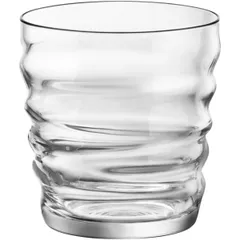 Old fashion "Rifless" glass 300ml D=82,H=88mm clear.